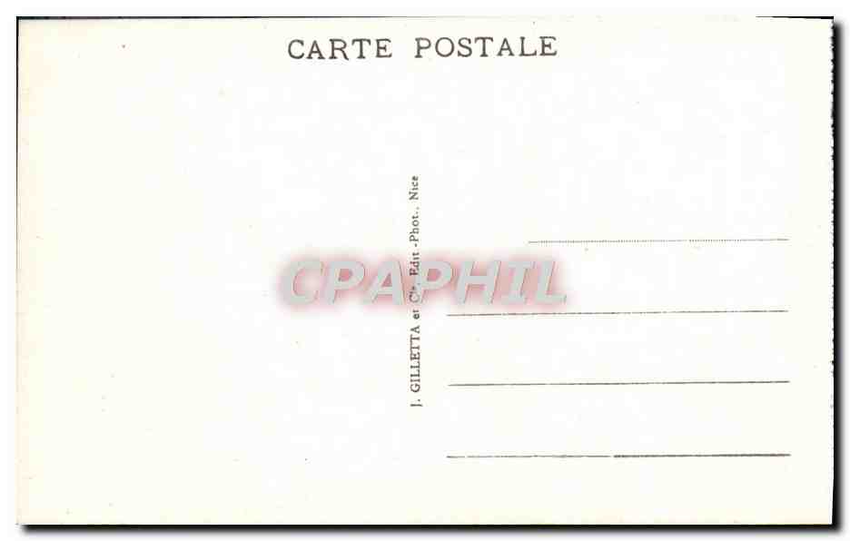 CPA Monte Carlo Le Theatre Casino Entre Les Palmiers — Rückseite
