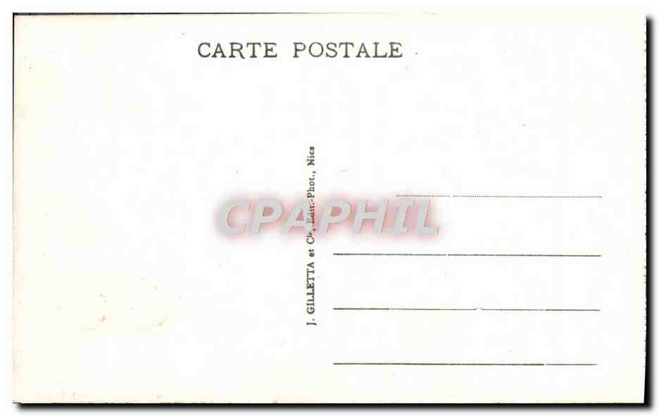 CPA Monte Carlo Le Casino Et Les Jardins — Rückseite