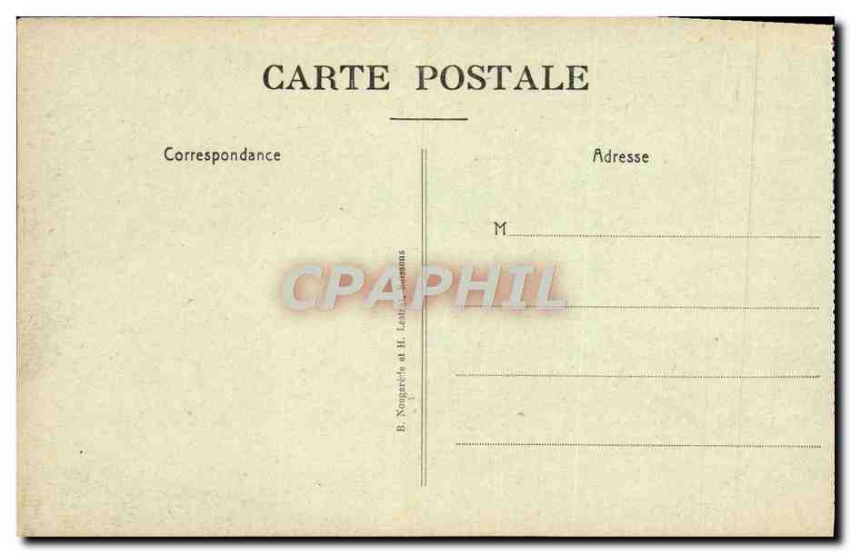 CPA Chemin Des Dames Le Moulin De Laffaux Militaria — Rückseite