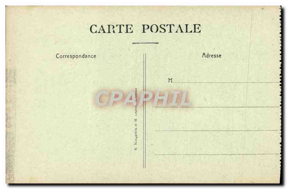 Chemin des Dames — Le Château de la Motte — Éditeur non identifié — Verso