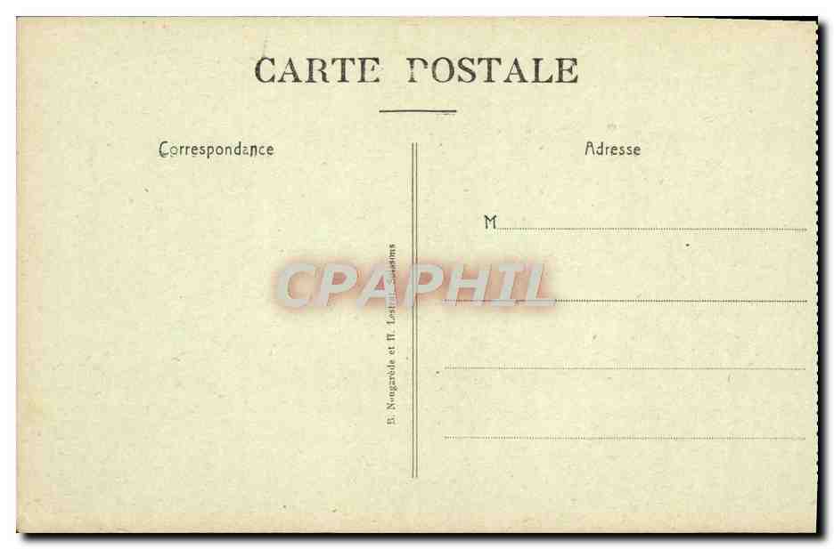 CPA Chemin Des Dames Pargny Militaria — Rückseite