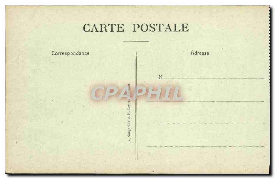 CPA Eglise D'Anizy Le Chateau Militaria — Rückseite