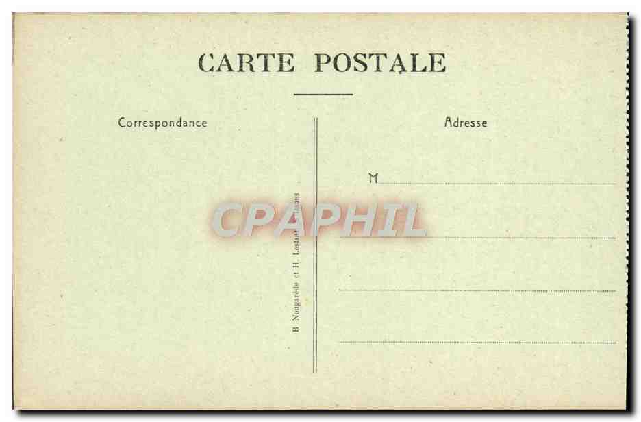 CPA Chemin Des Dames Le Village De Vaudesson Militaria — Rückseite