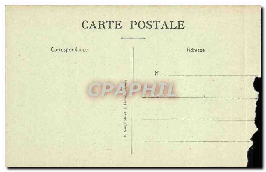 Cartolina d'epoca Chemin Des Dames L'Ange Gardien — Verso
