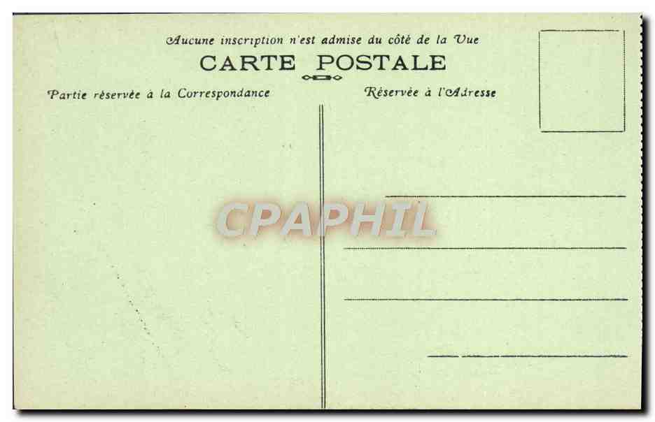 Verdun — Cimetière Militaire du Faubourg Pavé, la Tombe des Sept Soldats Inconnus — éditeur inconnu, n° de série non visible — Rückseite