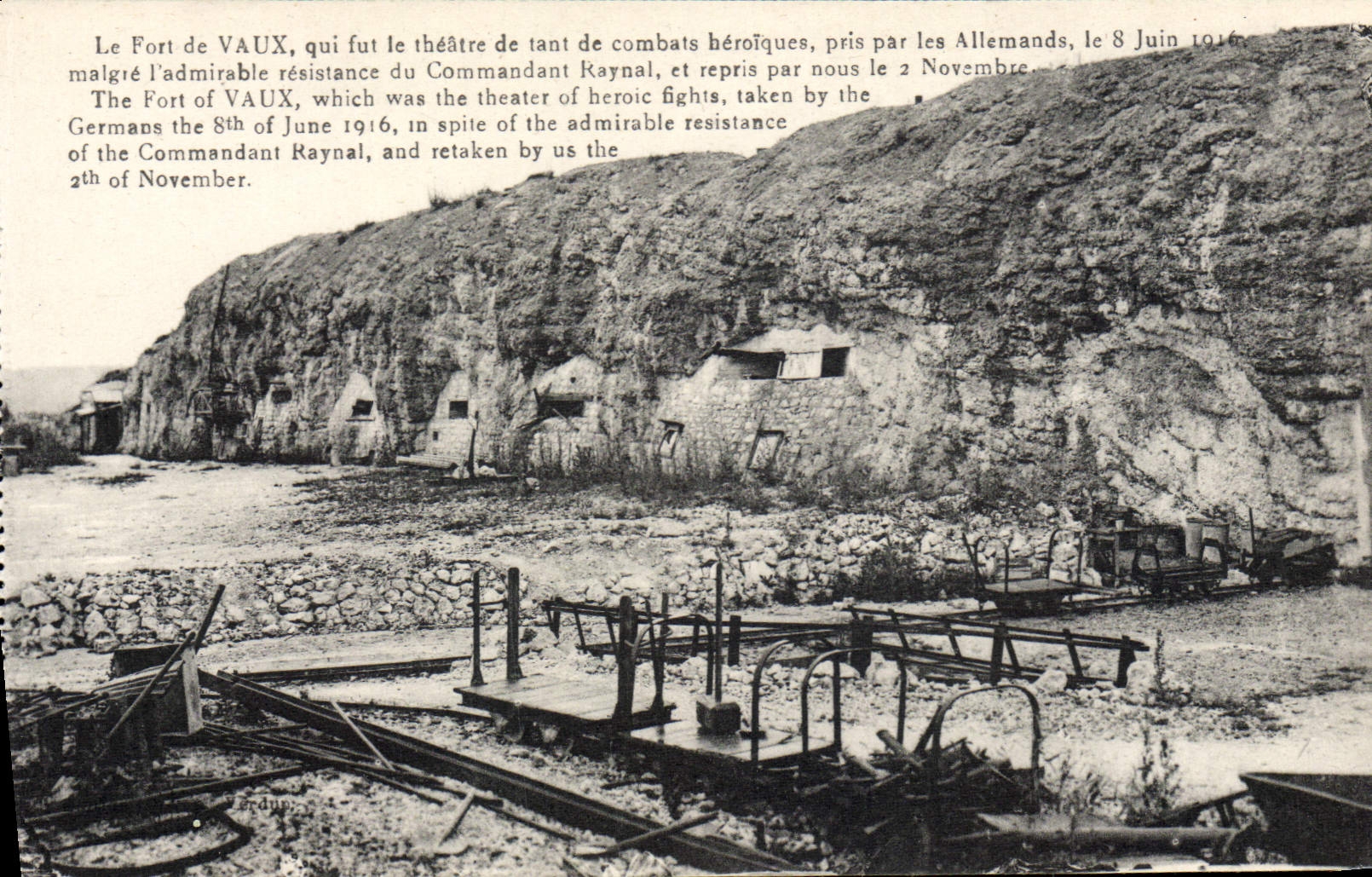 Fort de Vaux — Combat de 1916 — Éditeur Verdup
