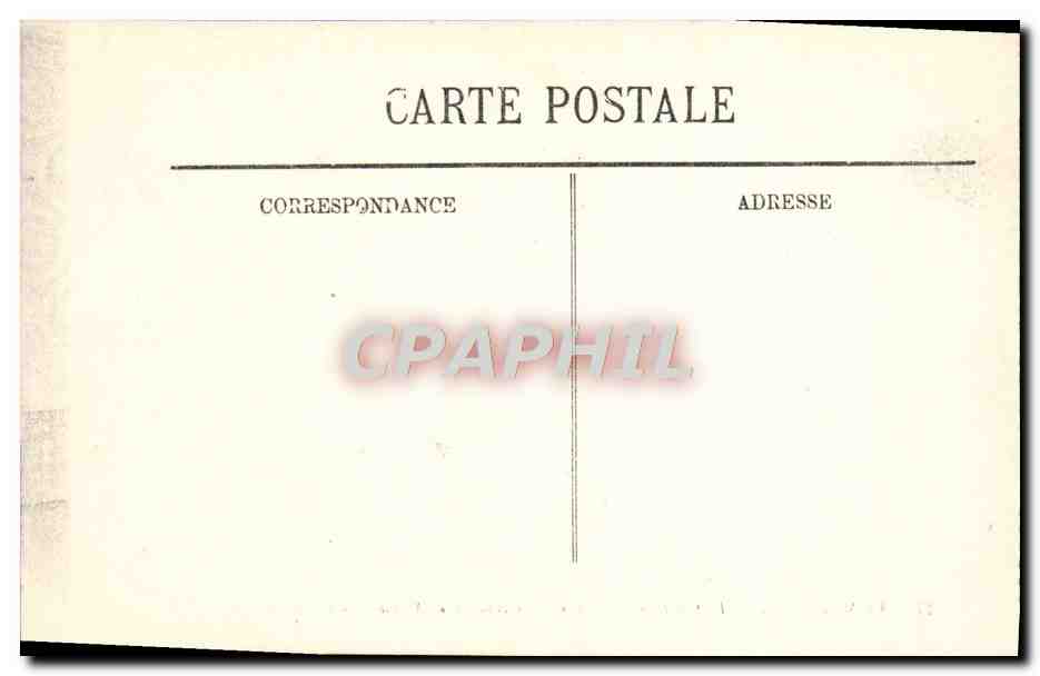 CPA Compiegne Le Chateau Chambre A Coucher De Marie Antoinette — Rückseite