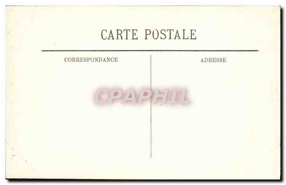 Compiègne — Le Château, Le Vestibule — LL — Verso