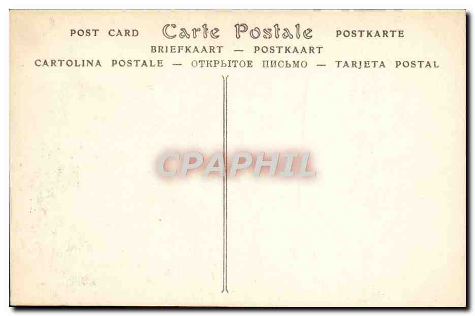 CPA Compiegne L'Escalier D'Honneur — Verso