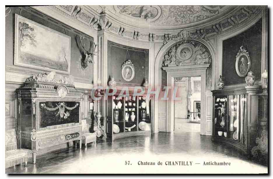 Château de Chantilly — Antichambre — Héliotypie Bourdier et Faucheux, Versailles