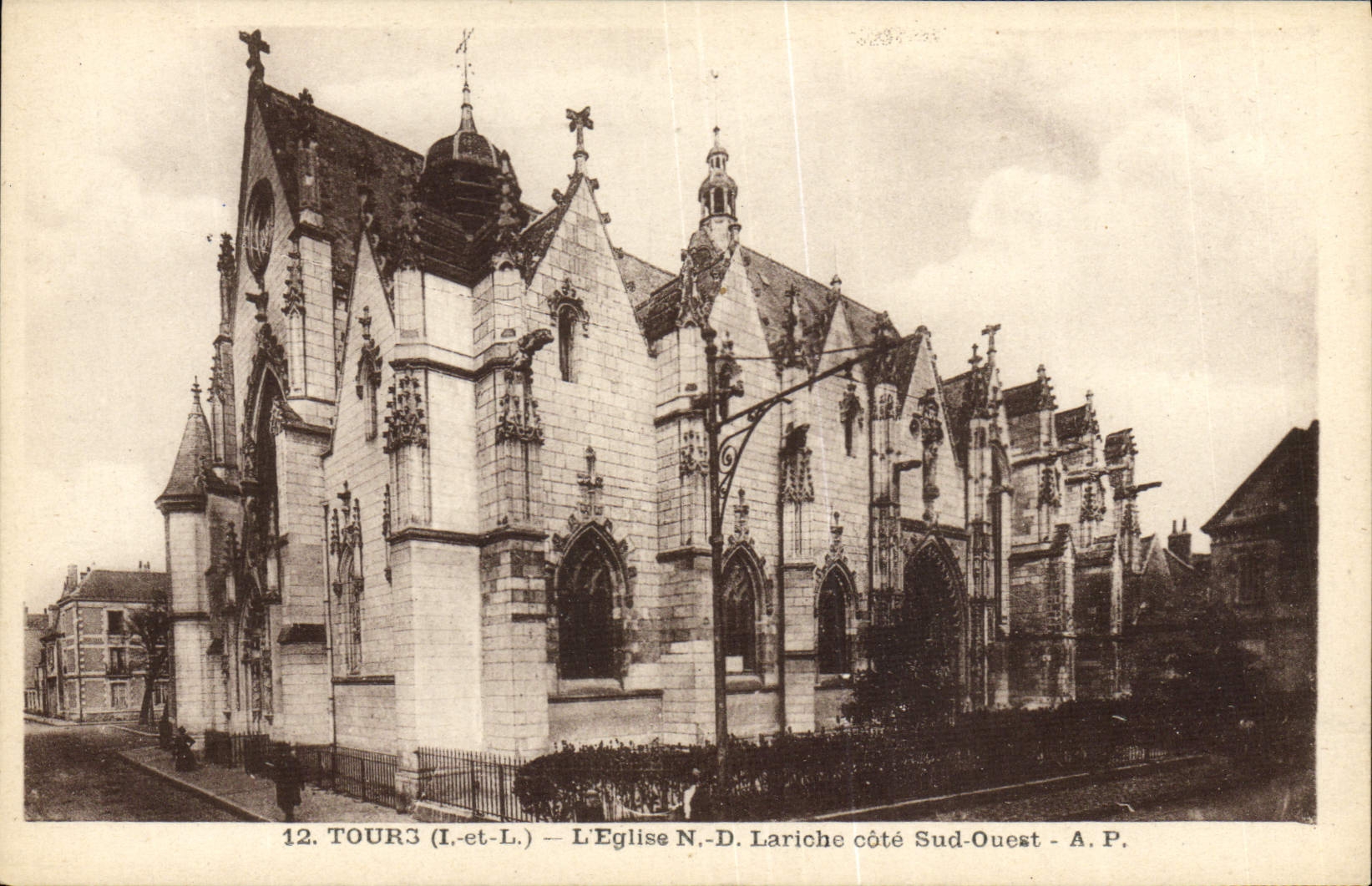 CPA Tours L'eglise ND Larcihe 