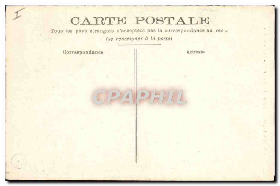 CPA Tours Nouvel Hotel De Ville Salle des fetes — Rückseite
