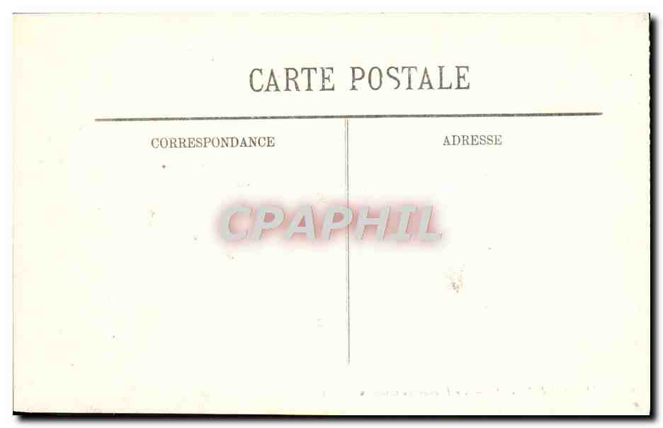 CPA Compiegne La Facade Du Chateau — Verso