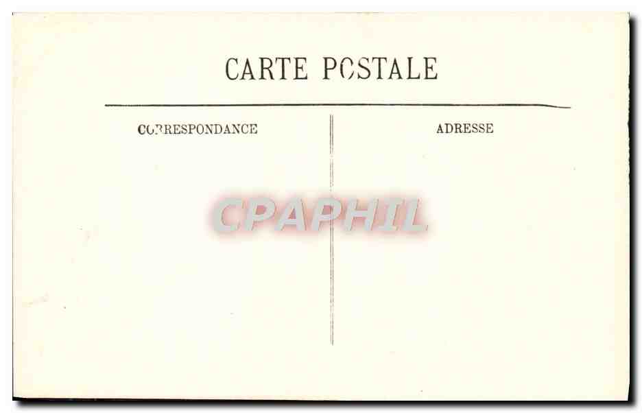 CPA Compiegne Le Chateau La Facade Cote du parc — Verso