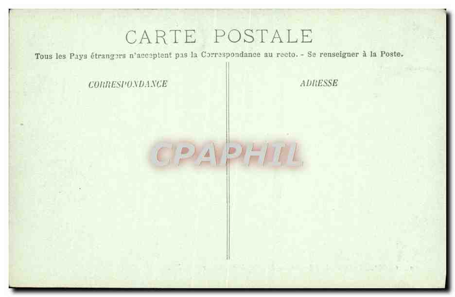 CPA Compiegne Le Chateau La Facade sur le parc — Verso