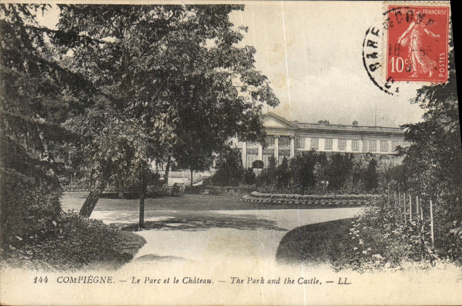 Compiègne — Le Parc et le Château — LL. — 144