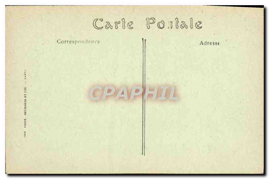 CPA Palais De Compiegne La Salles Des Fetes — Verso