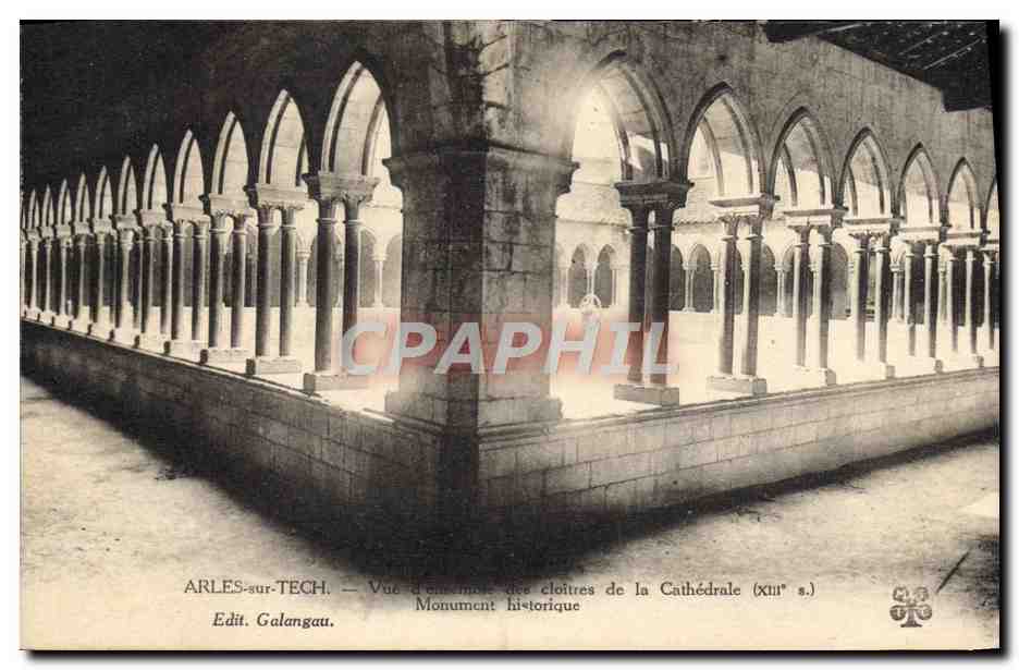 CPA Arles Sur Tech Vue d'ensemble des cloitres de la cathedrale