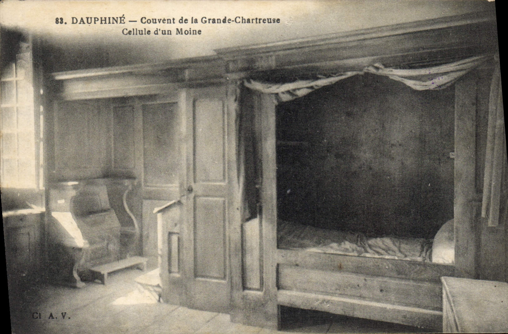 Dauphiné — Couvent de la Grande-Chartreuse — Cellule d'un Moine