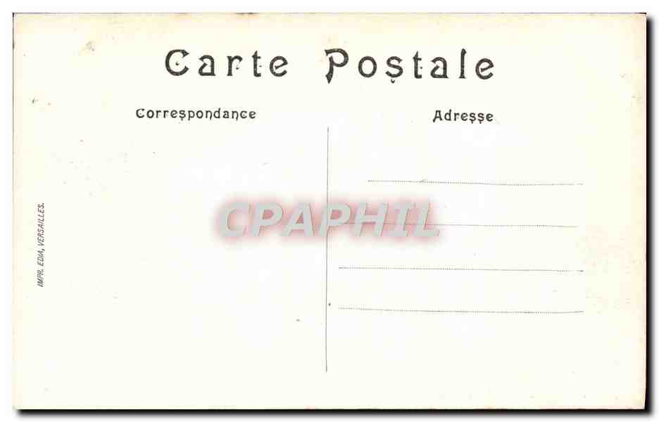 CPA Parc De Versailles Parterre Du Midi Sphinx Et Amour De Sarrazin — Verso