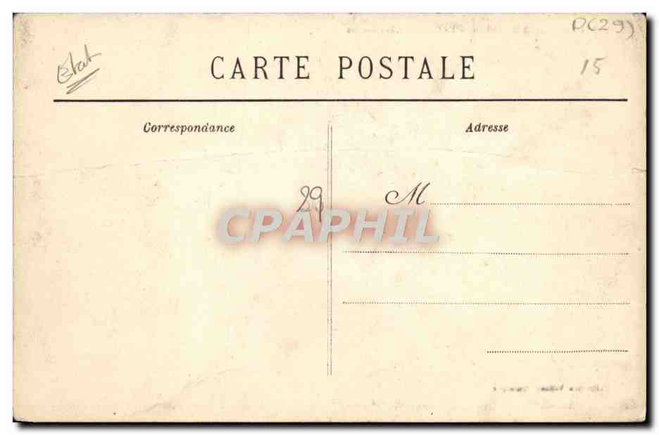 CPA Plougastel Daoulas La Cueillette Des Fraises Folklore  — Rückseite