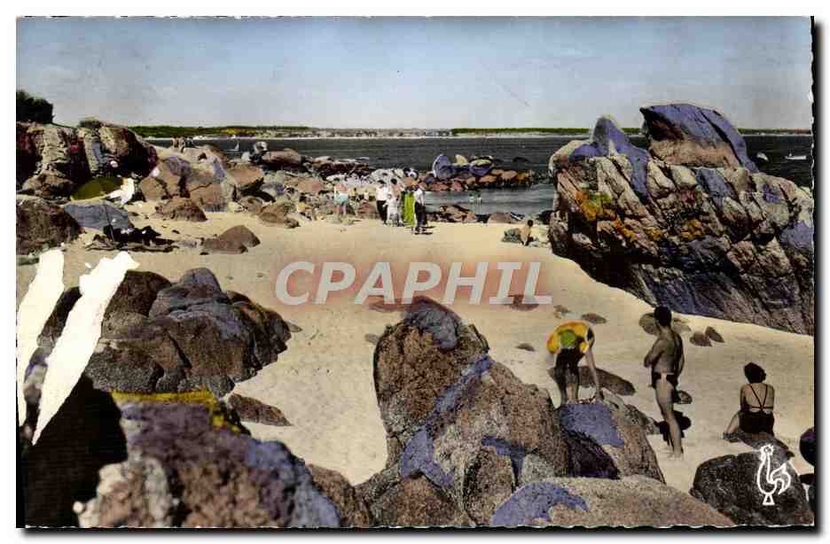 CPM Beg Meil Rochers Et La Plage Des Oiseaux