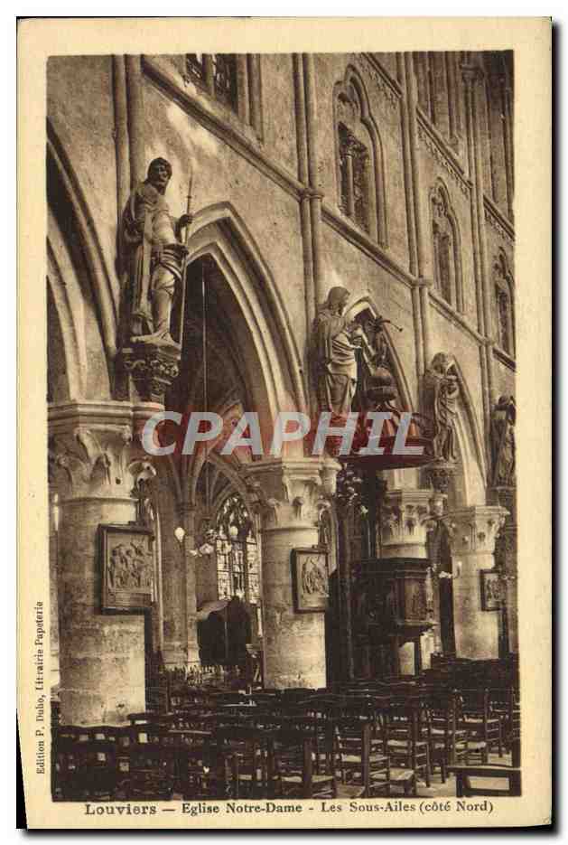 CPA Louviers Eglise Notre Dame La Sous Ailes