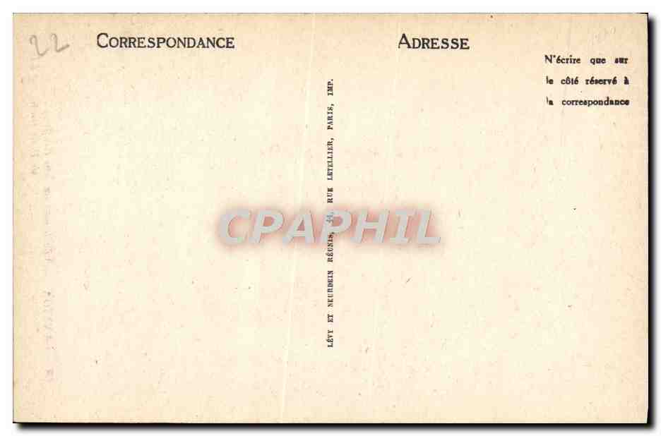 Lannion — Vieille maison, rue Geoffroy de Pont-Blanc — LL — Rückseite