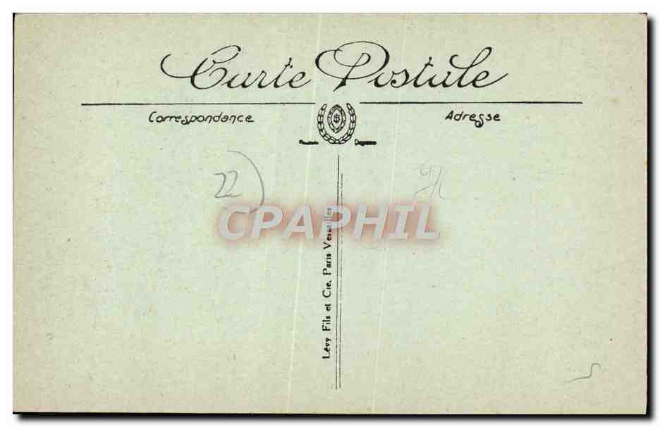 CPA Lannion Eglise De Brelevenez Portail Les trois piliers — Rückseite