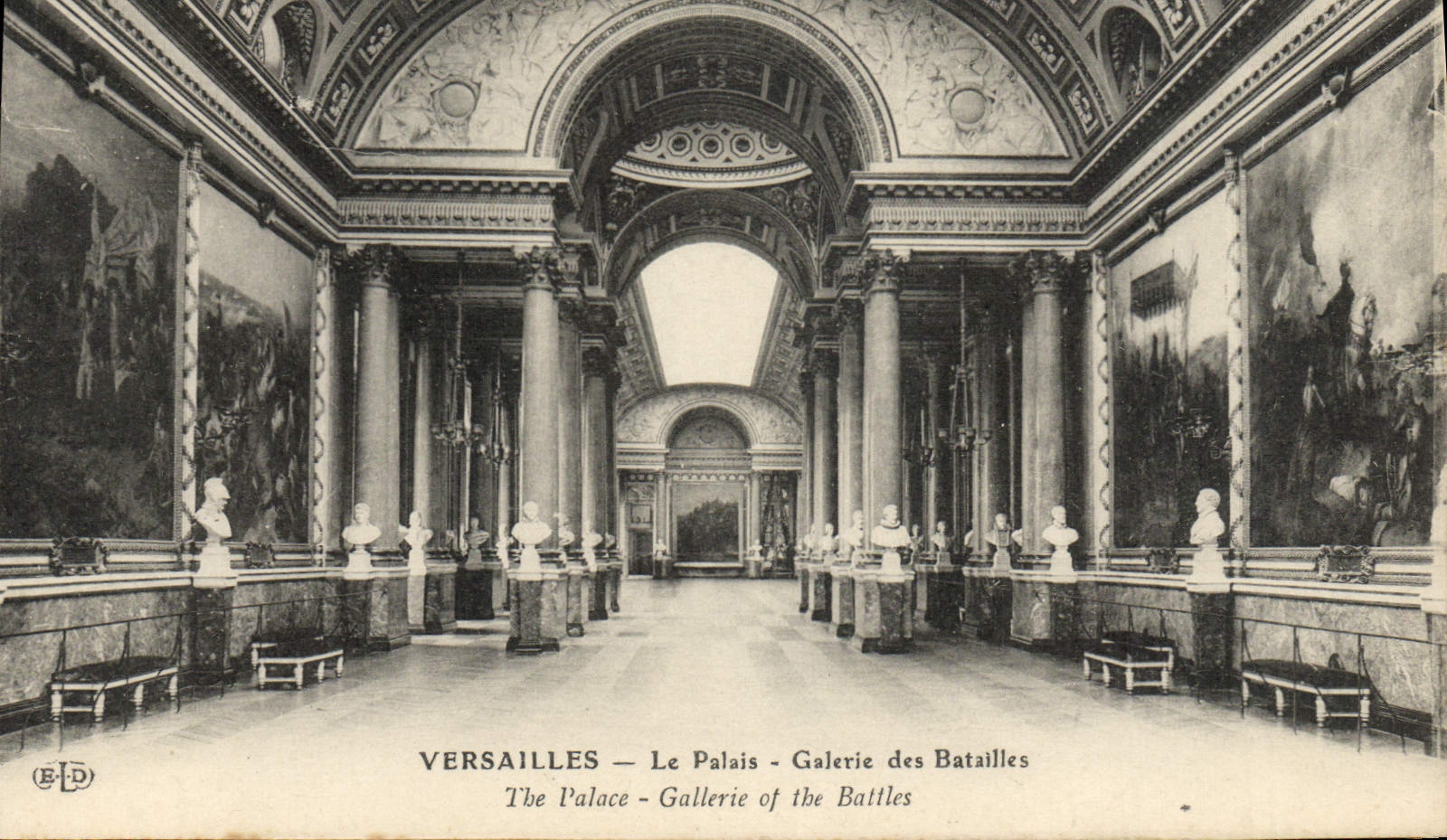 Versailles — Le Palais — Galerie des Batailles — Éditeur ELD