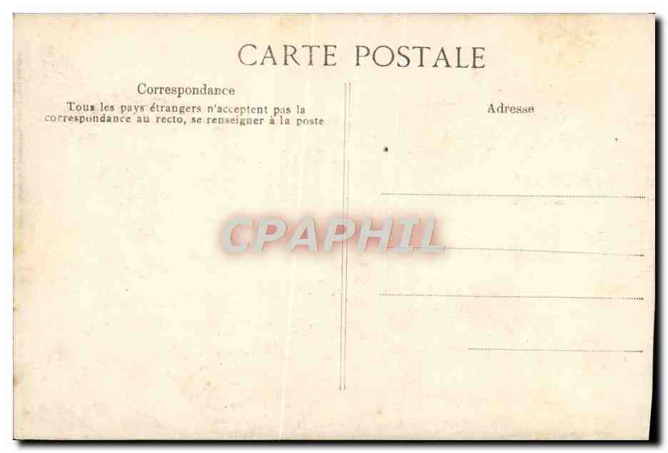 CPA Versailles Galerie Des Glaces — Verso
