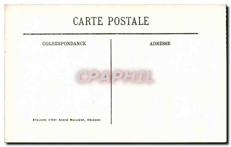 CPA Orleans Maison De Francois 1er Interieur de la salle des Gardes — Verso