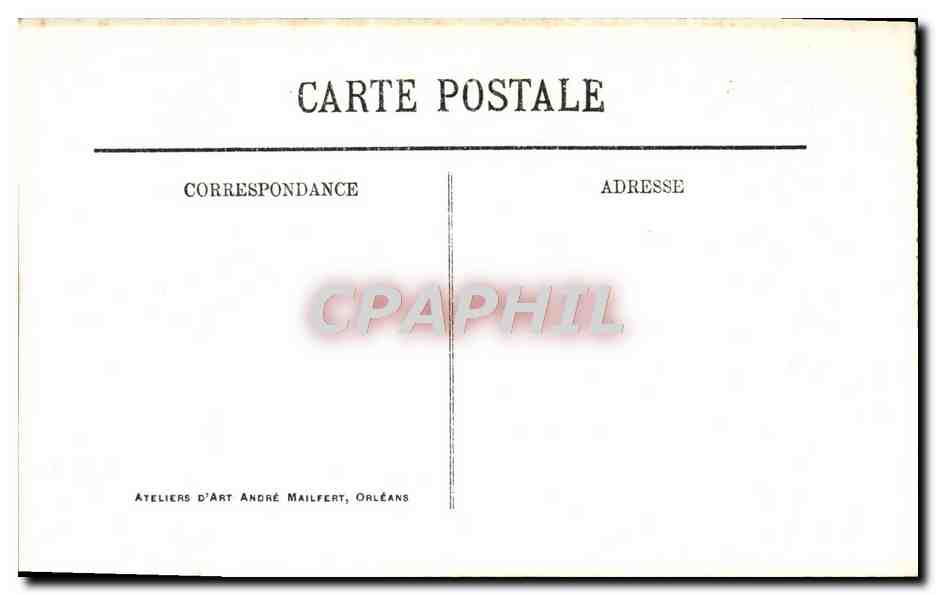 CPA Orleans Maison De Francois 1er  — Verso