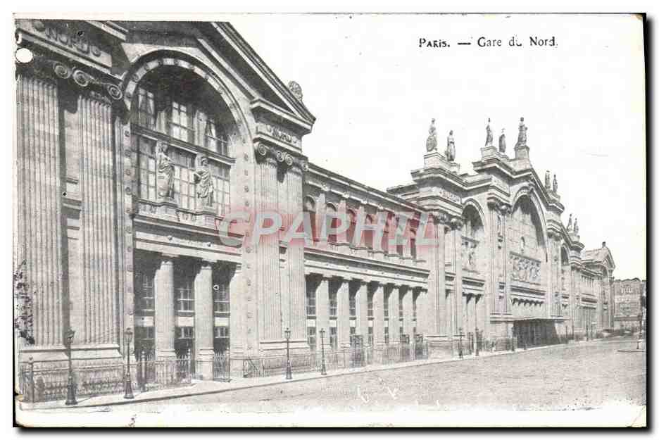CPA Paris Gare Du Nord