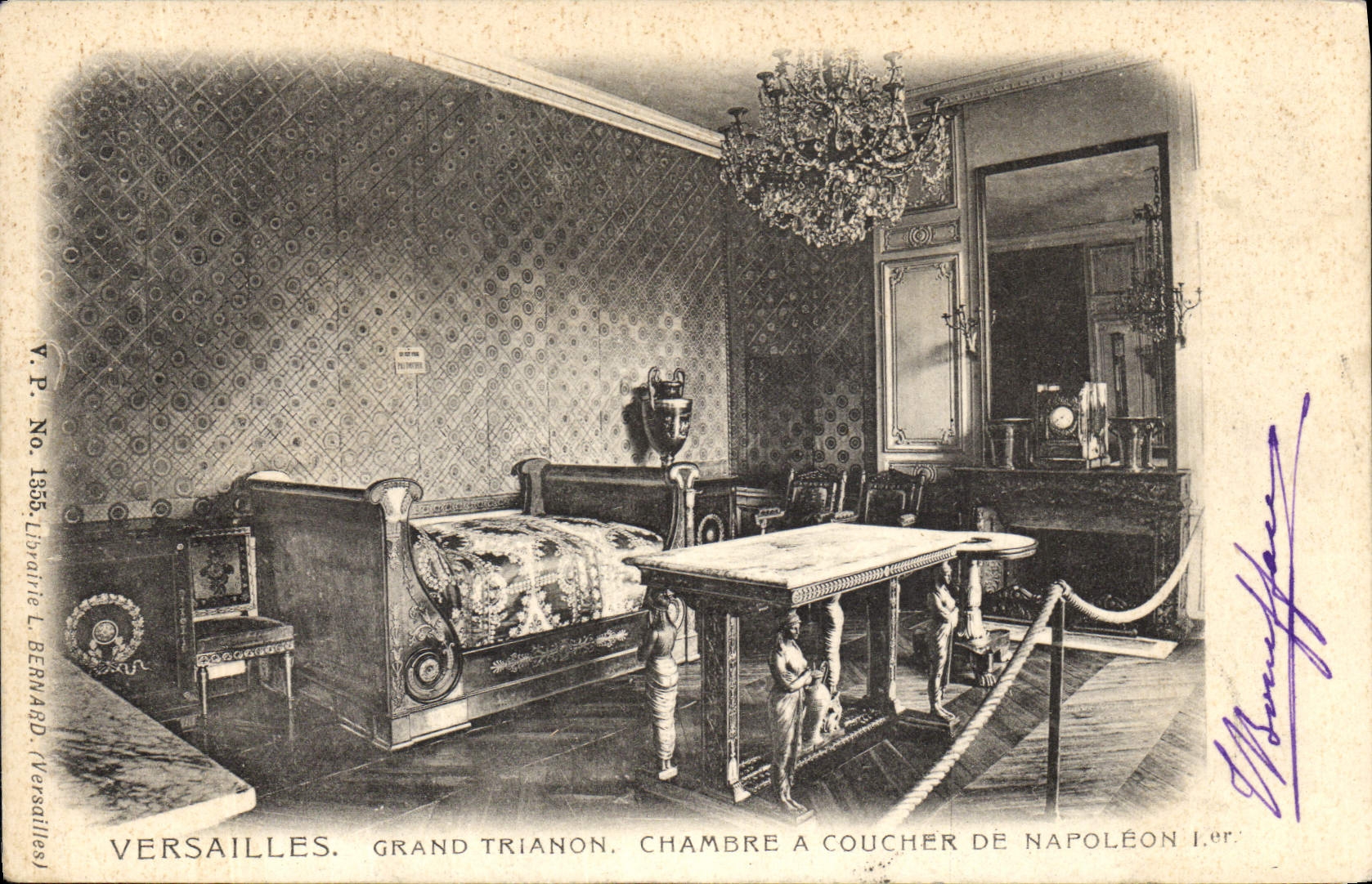 CPA Versailles Grand Trianon Chambre A Coucher De Napoleon 1er
