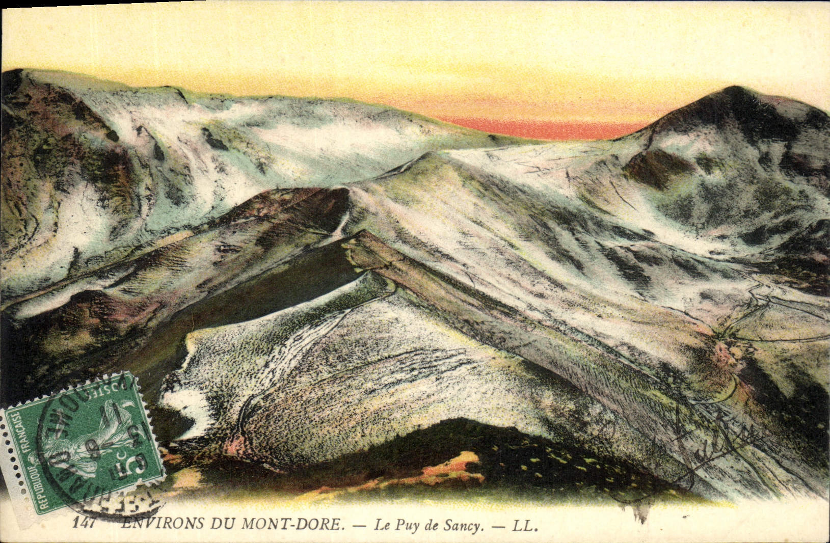 CPA Environs Du Mont Dore Le Puy De Sancy