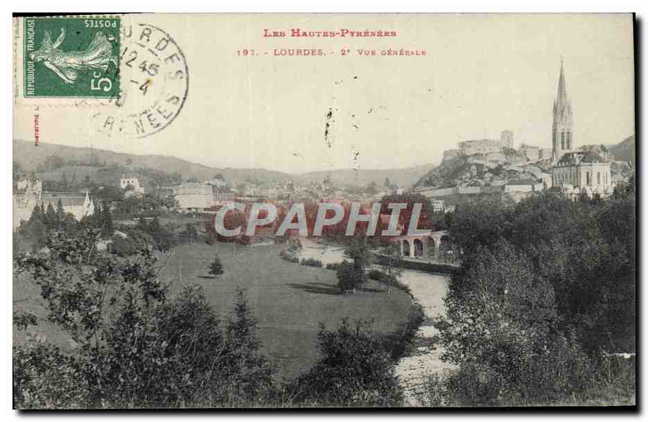 CPA Lourdes Vue Generale