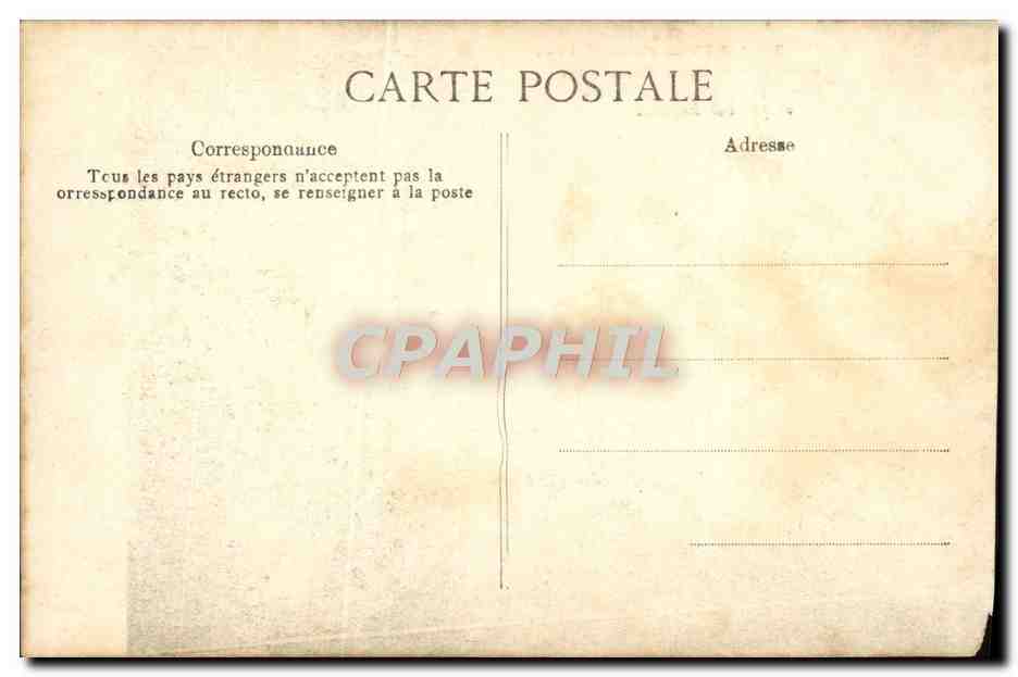 CPA Versailles Grand Trianon Chambre De La Reine D'Angleterre — Verso