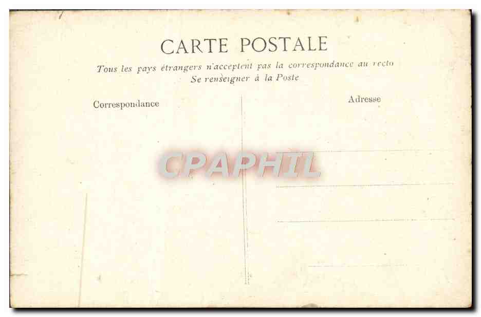 Versailles — Grand Trianon — Salon des Glaces et Table du Conseil des Ministres — éditeur CPAPHIL — Verso