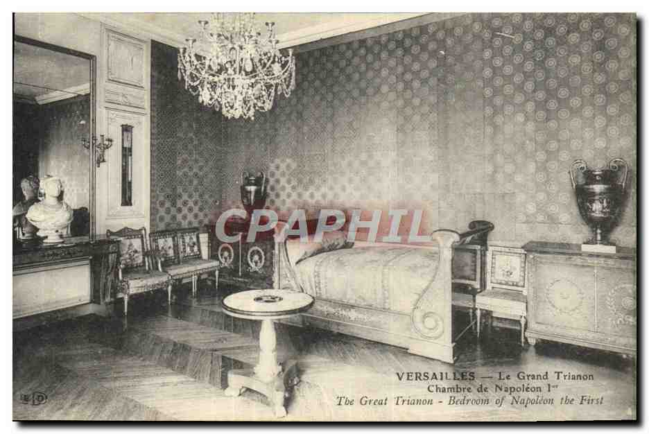 CPA Versailles Le Grand Trianon Chambre de Napoleon 1er 
