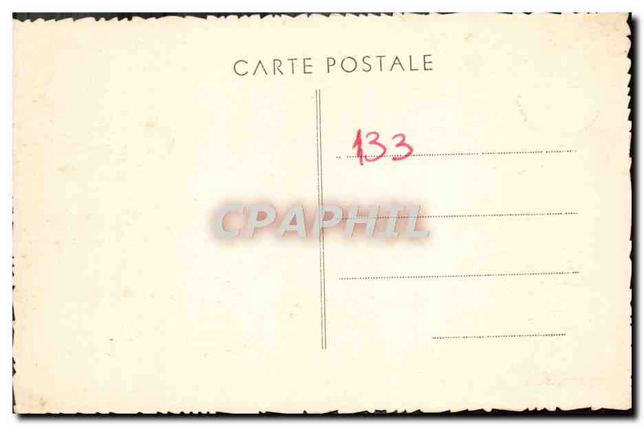 CPA Arcachon La Pointe Du Pyla Et Le Rond Point De La route — Rückseite