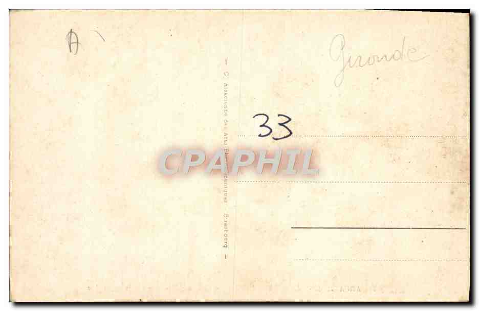 Arcachon - Côte d'Argent - La Côte du Moulleau aux Abatilles — éditeur Saint-Dory, n°77 — Verso