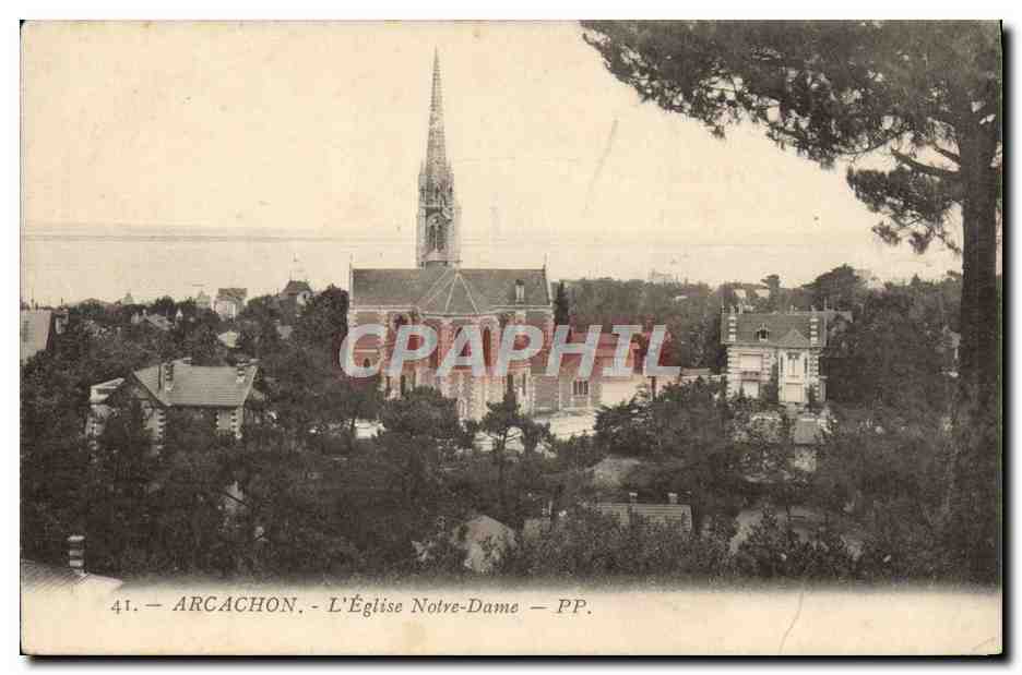 Arcachon — L'Église Notre-Dame — PP. n°41