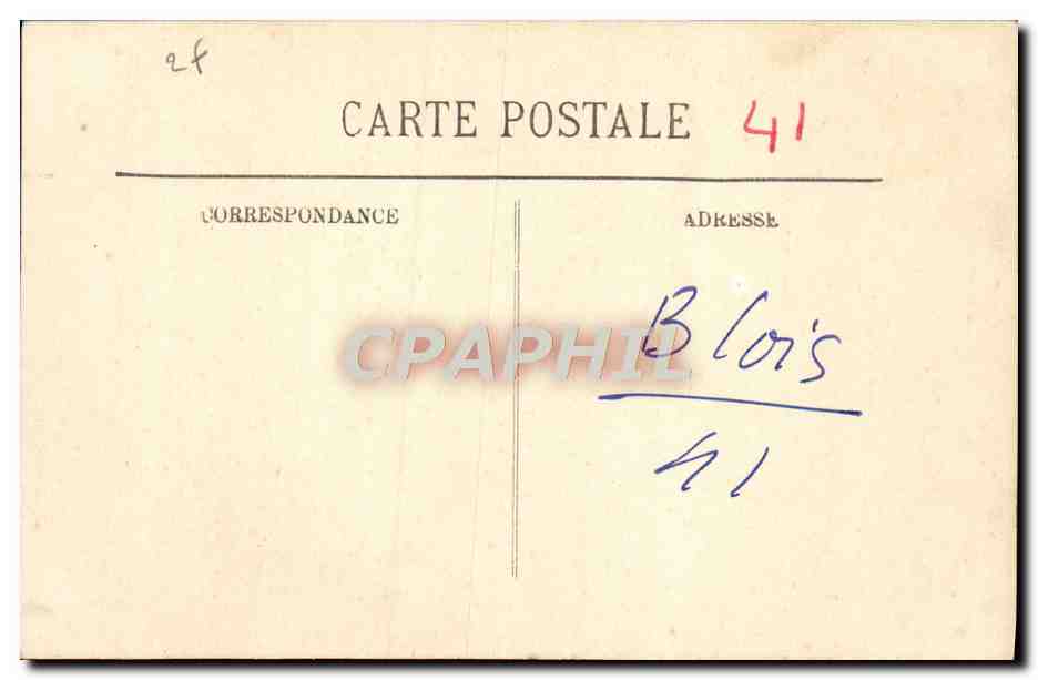Blois — La Cathédrale — LL. n° 142 — Verso