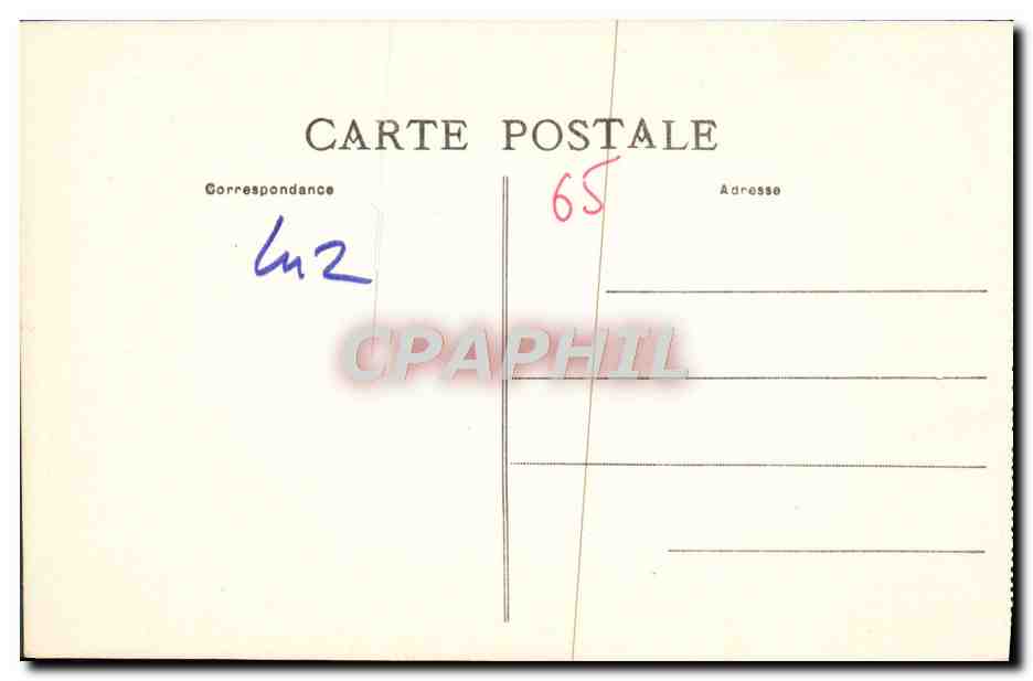 CPA Luz Saint Sauveur La Colonne De La Duchesse De Berry — Verso