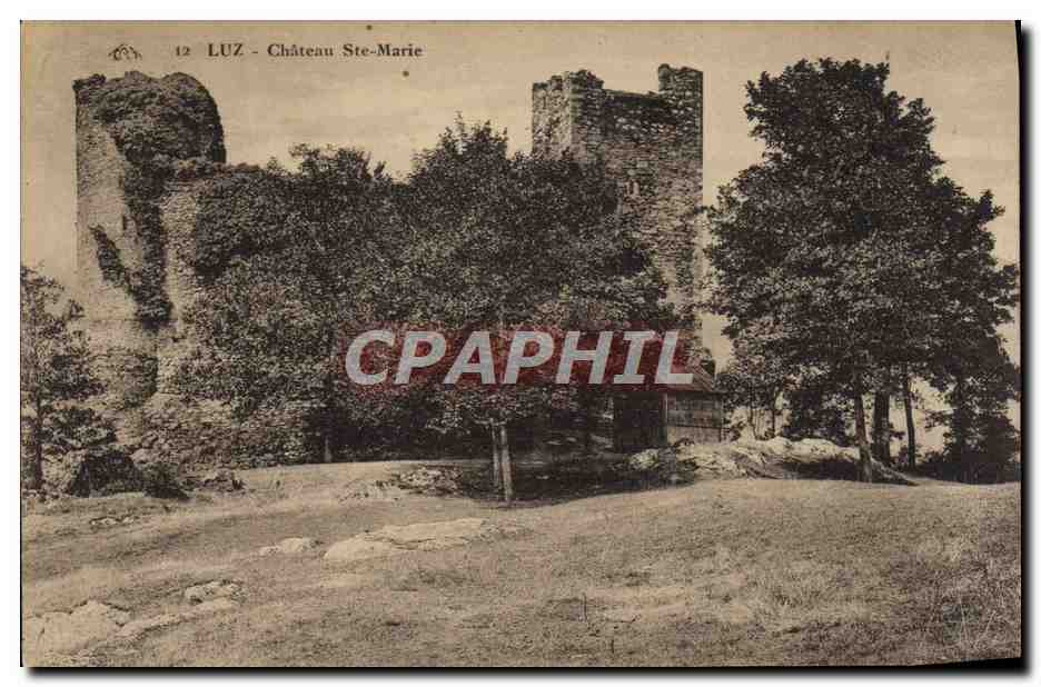 CPA Luz Chateau Ste Marie