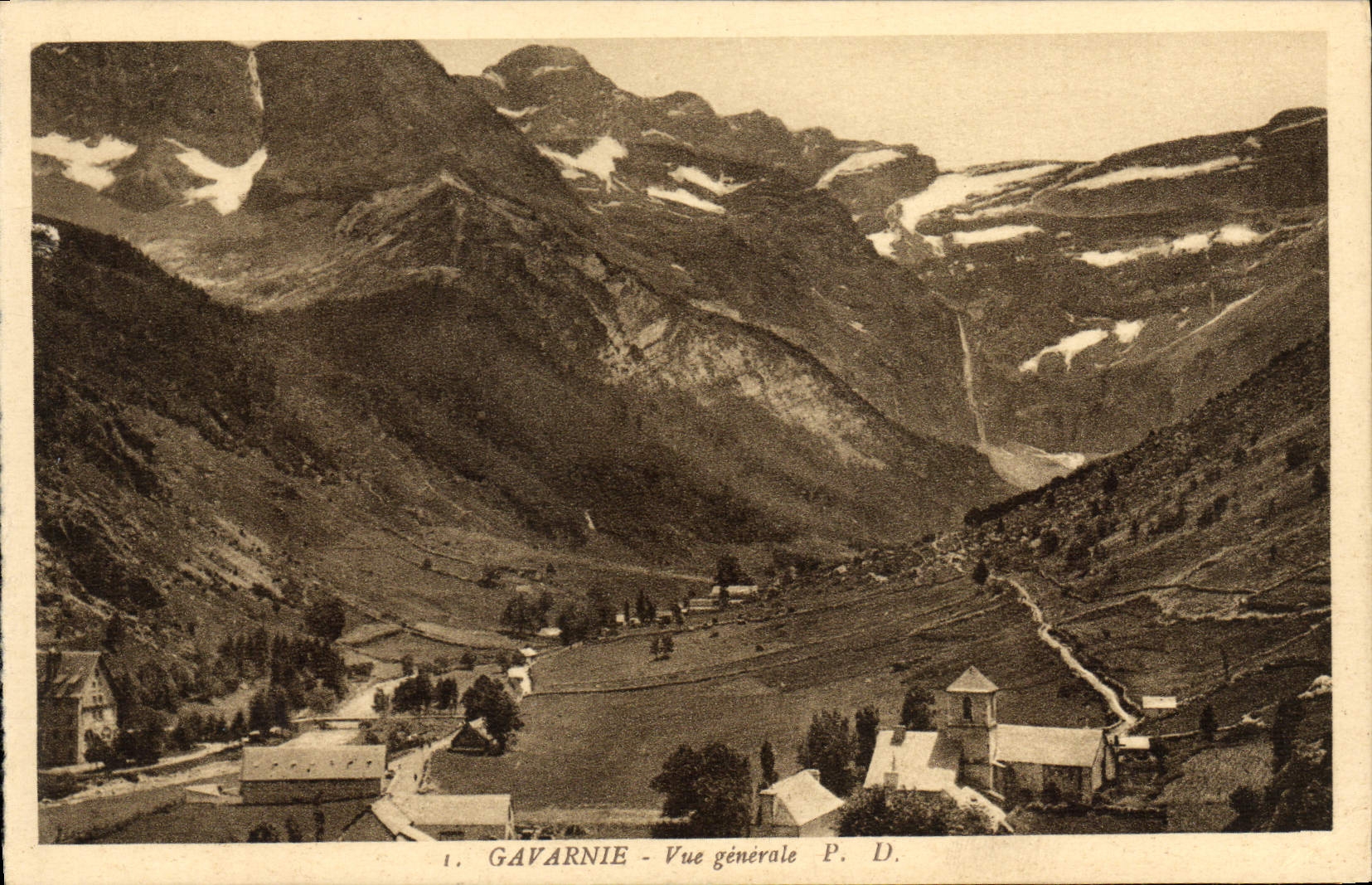 CPA Gavarnie Vue Generale