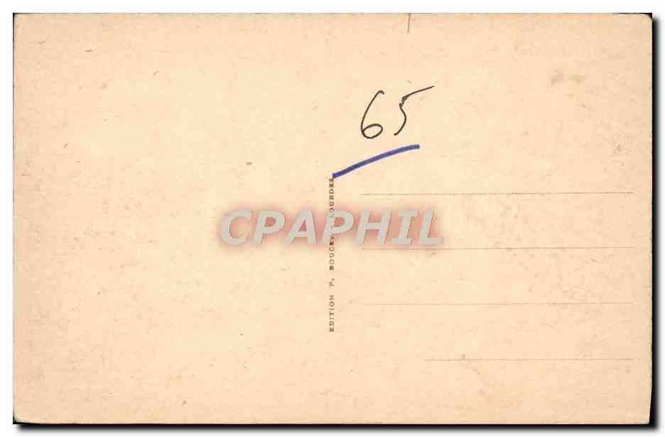 CPA Bartres Bernadette Lourdes — Verso