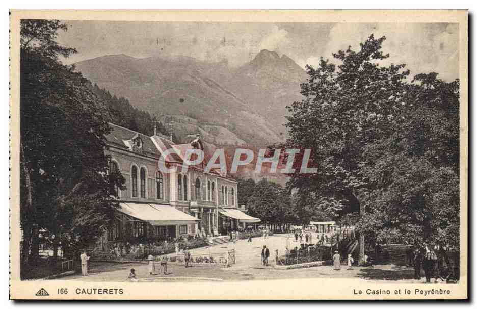CPA Cauterets Le Casino Et Le Peyrenere