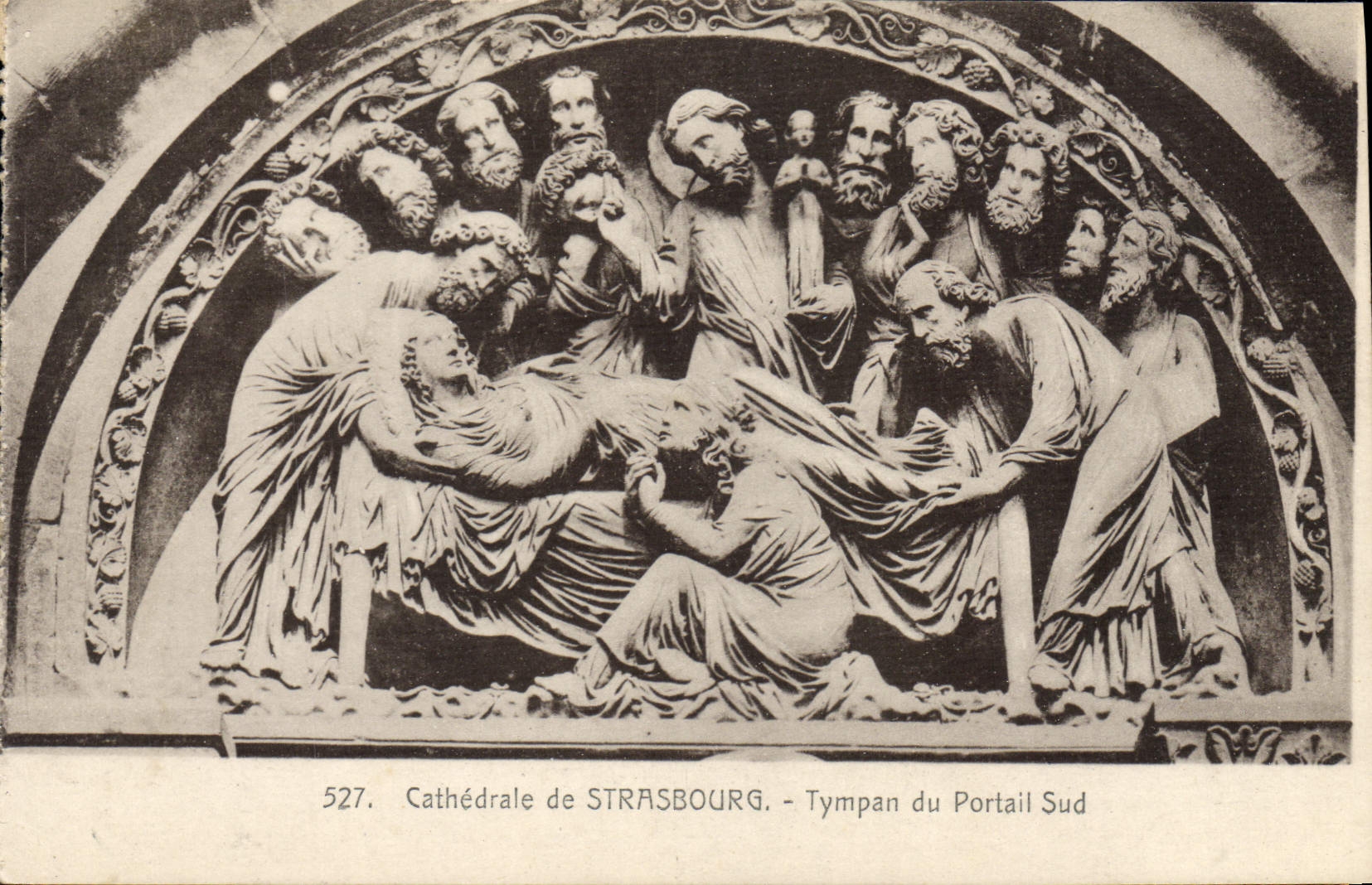 CPA Cathedrale De Strasbourg Tympan Du Portail Sud